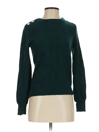 Pre-owned Jcrew Pullover Sweater In Green