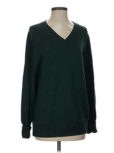 Pre-owned Jcrew Pullover Sweater In Green