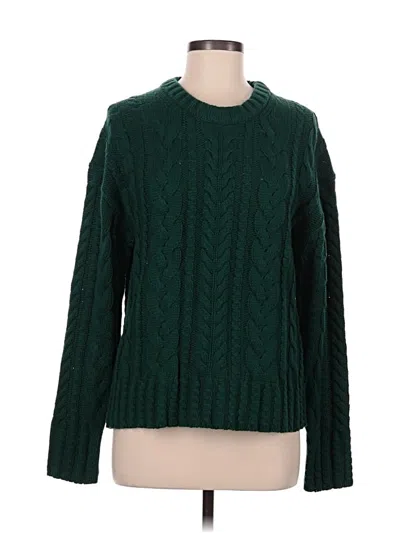 Pre-owned Jcrew Pullover Sweater In Green