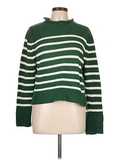 Pre-owned Jcrew Pullover Sweater In Green