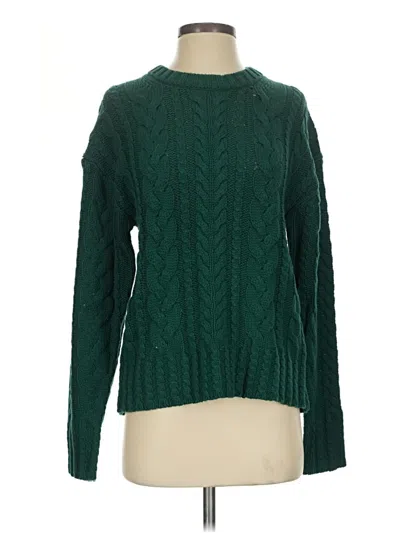 Pre-owned Jcrew Pullover Sweater In Green