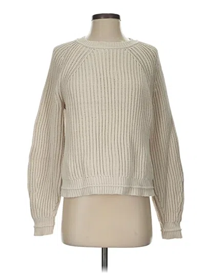 Pre-owned Jcrew Pullover Sweater In Ivory