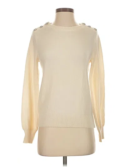 Pre-owned Jcrew Pullover Sweater In Ivory