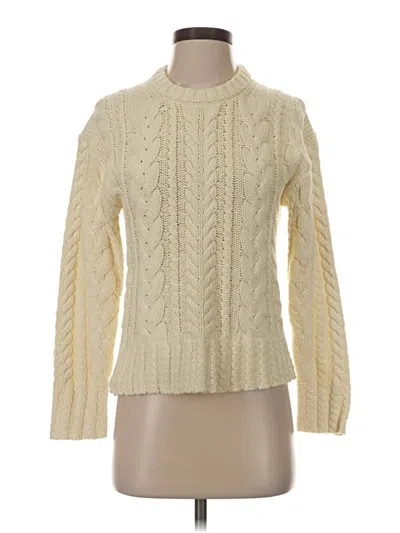 Pre-owned Jcrew Pullover Sweater In Ivory