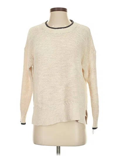 Pre-owned Jcrew Pullover Sweater In Ivory