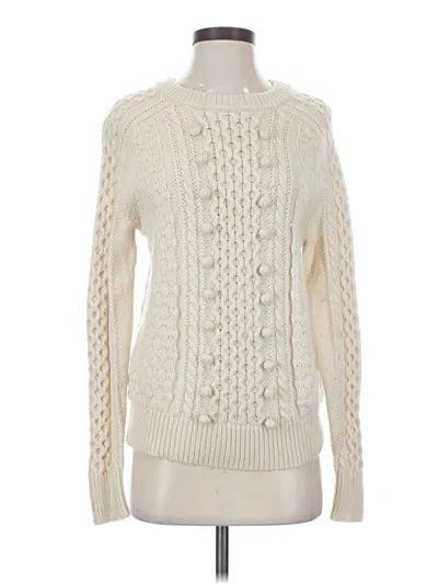 Pre-owned Jcrew Pullover Sweater In Ivory
