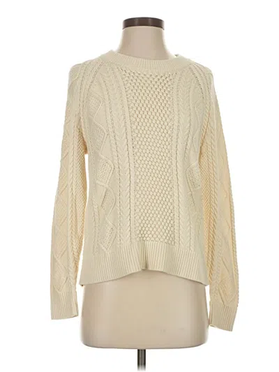 Pre-owned Jcrew Pullover Sweater In Ivory