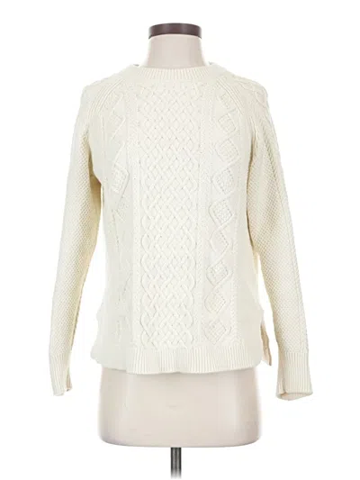 Pre-owned Jcrew Pullover Sweater In Ivory