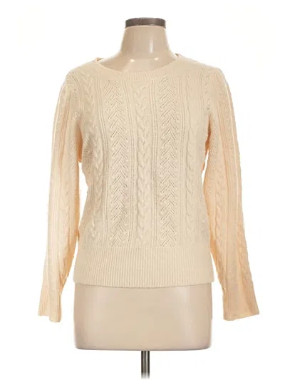 Pre-owned Jcrew Pullover Sweater In Ivory