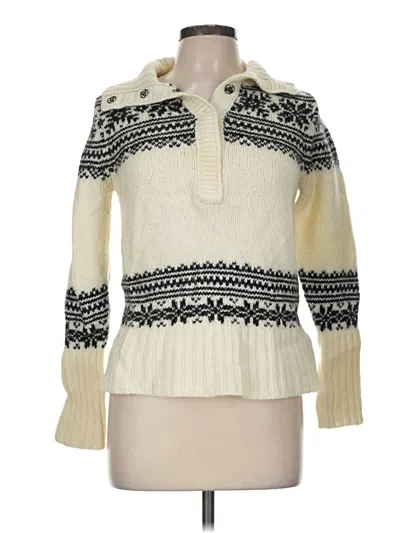 Pre-owned Jcrew Pullover Sweater In Ivory