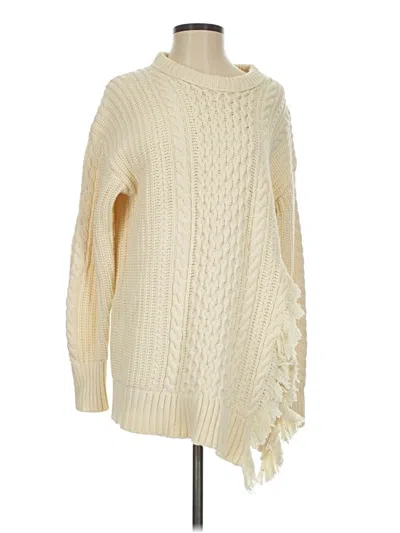 Pre-owned Jcrew Pullover Sweater In Ivory