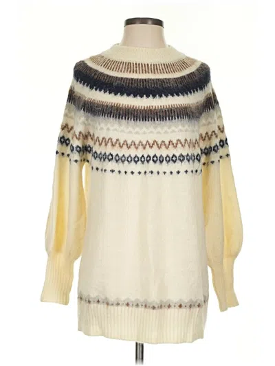 Pre-owned Jcrew Pullover Sweater In Ivory