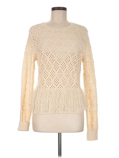 Jcrew Pullover Sweater In Ivory