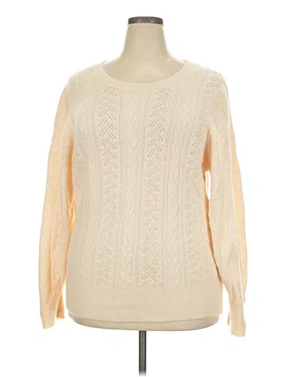 Pre-owned Jcrew Pullover Sweater In Ivory