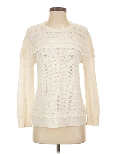 Pre-owned Jcrew Pullover Sweater In Ivory