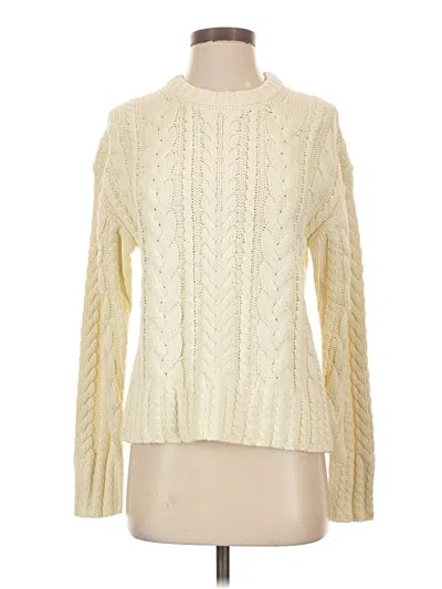 Pre-owned Jcrew Pullover Sweater In Ivory