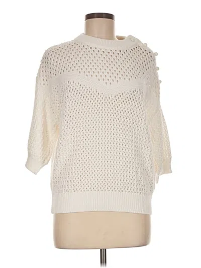 Pre-owned Jcrew Pullover Sweater In Ivory