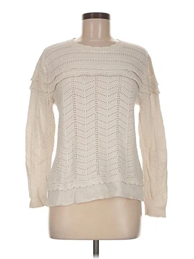 Pre-owned Jcrew Pullover Sweater In Ivory