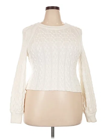 Pre-owned Jcrew Pullover Sweater In Ivory