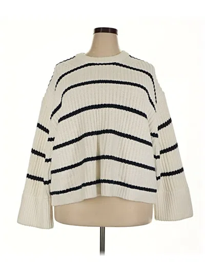 Pre-owned Jcrew Pullover Sweater In Ivory