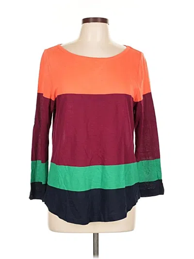 Pre-owned Jcrew Pullover Sweater In Orange