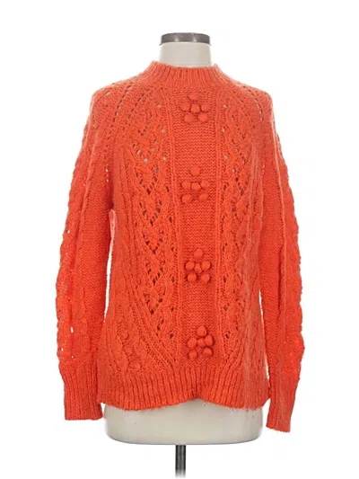 Pre-owned Jcrew Pullover Sweater In Orange