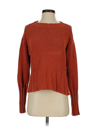 Pre-owned Jcrew Pullover Sweater In Orange