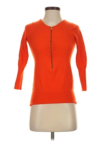 Pre-owned Jcrew Pullover Sweater In Orange