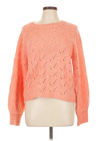 Pre-owned Jcrew Pullover Sweater In Orange