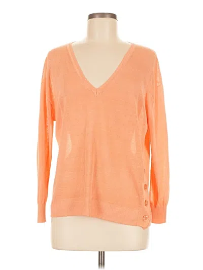 Pre-owned Jcrew Pullover Sweater In Orange