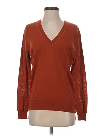 Pre-owned Jcrew Pullover Sweater In Orange