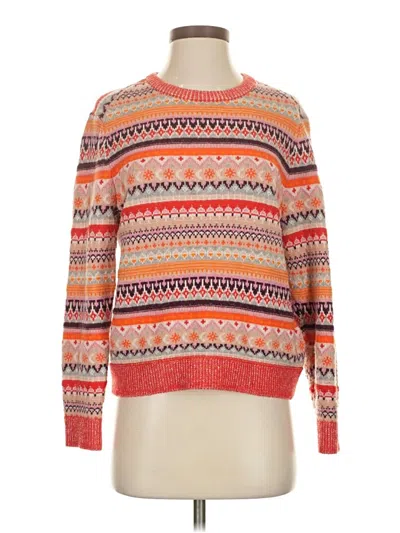 Pre-owned Jcrew Pullover Sweater In Orange