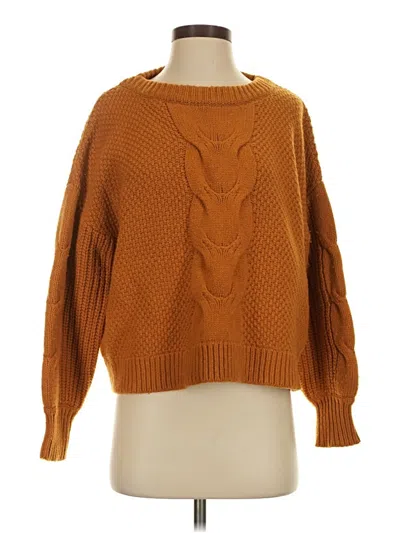 Pre-owned Jcrew Pullover Sweater In Orange