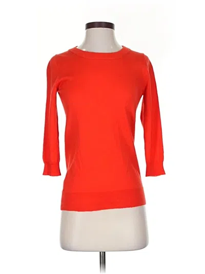 Pre-owned Jcrew Pullover Sweater In Orange