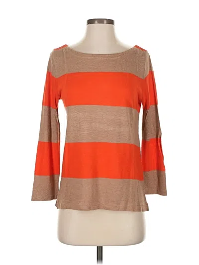 Pre-owned Jcrew Pullover Sweater In Orange
