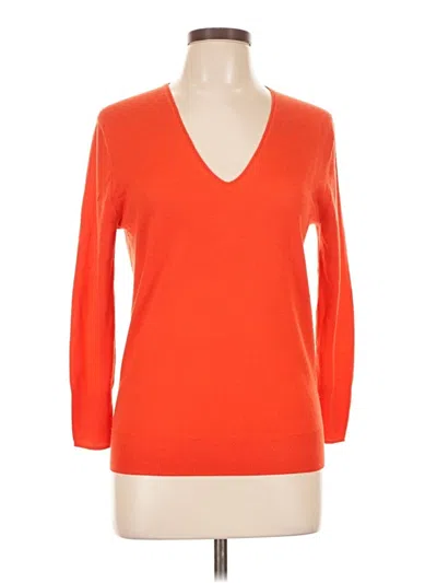 Pre-owned Jcrew Pullover Sweater In Orange