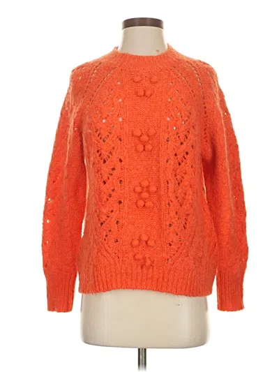 Pre-owned Jcrew Pullover Sweater In Orange