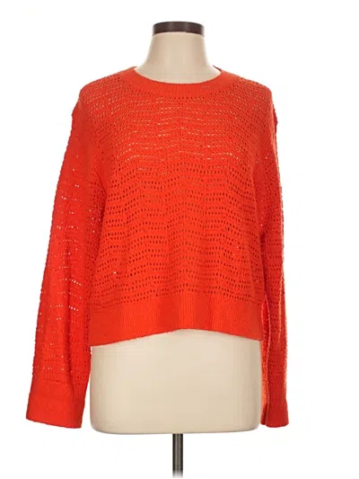 Pre-owned Jcrew Pullover Sweater In Orange