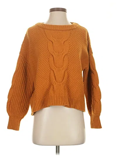 Pre-owned Jcrew Pullover Sweater In Orange
