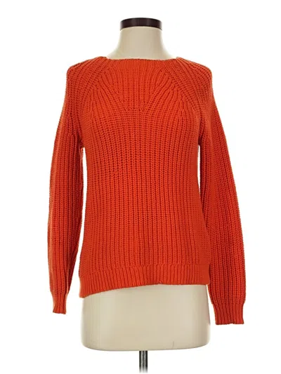 Pre-owned Jcrew Pullover Sweater In Orange