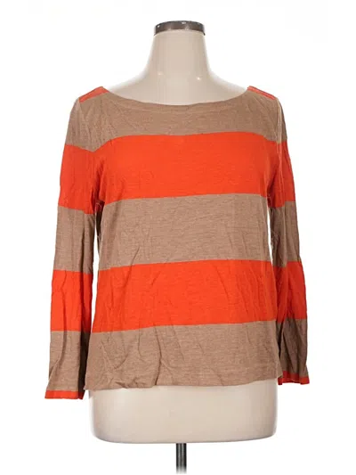 Pre-owned Jcrew Pullover Sweater In Orange