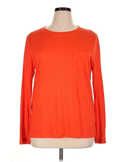 Pre-owned Jcrew Pullover Sweater In Orange