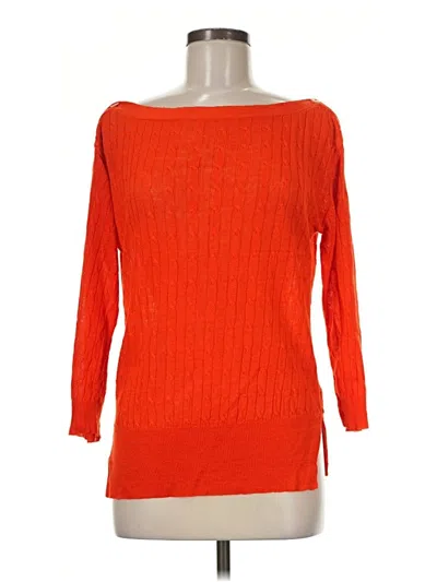 Pre-owned Jcrew Pullover Sweater In Orange