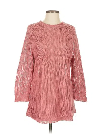 Pre-owned Jcrew Pullover Sweater In Pink