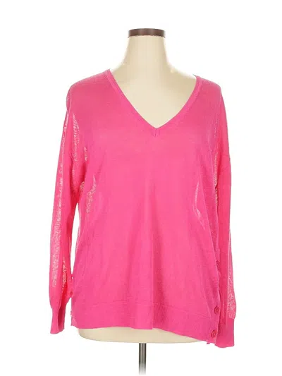 Pre-owned Jcrew Pullover Sweater In Pink