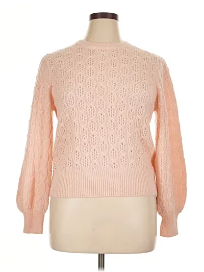 Pre-owned Jcrew Pullover Sweater In Pink