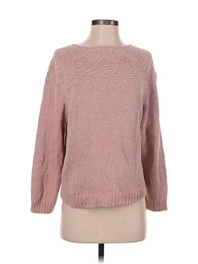 Pre-owned Jcrew Pullover Sweater In Pink