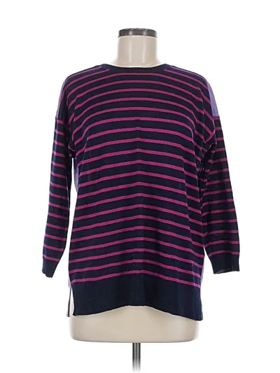 Pre-owned Jcrew Pullover Sweater In Purple