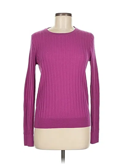 Pre-owned Jcrew Pullover Sweater In Purple