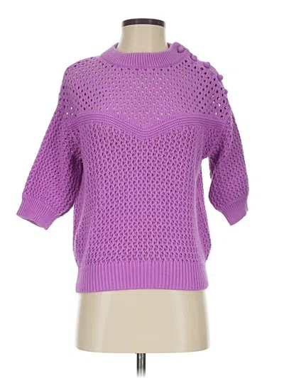 Pre-owned Jcrew Pullover Sweater In Purple